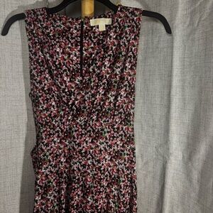 Michael Kors Floral Sleeveless Dress - Size Large